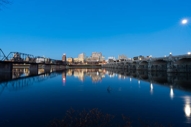 istock Harrisburg Pennsylvania Night Skyline 1882544324