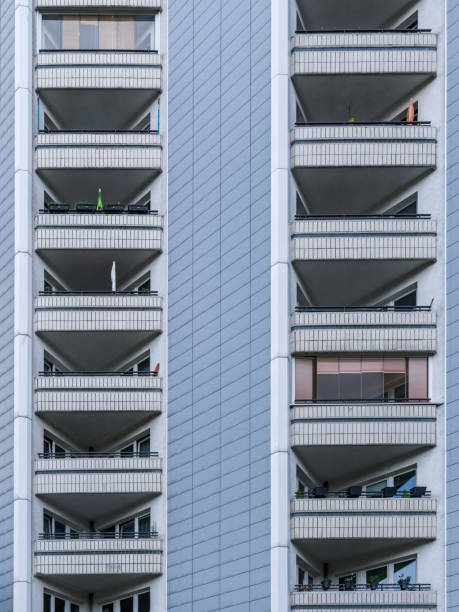 skyscraper in Germany, apartment, architecture, blue sky