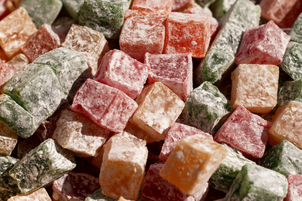 istock Turkish delight or lokum. 1882570126