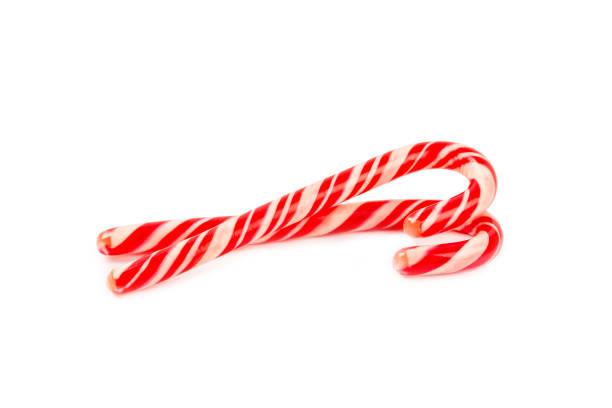 istock Candy cane isolated on white background. Christmas sweets. Christmas candy. New Year. A traditional sweet gift for the Christmas tree. Holiday concept. 1882583689