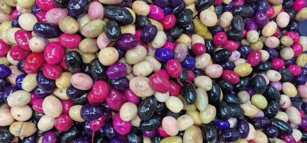 istock Olives in a mass of different colors 1882588898