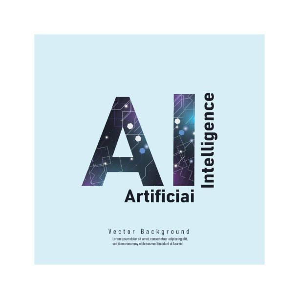 Artificial Intelligence Logo. Artificial Intelligence and Machine Learning Concept. stock illustration Artificial Intelligence, Logo, Technology, Robot, Intelligence iot logo stock illustrations