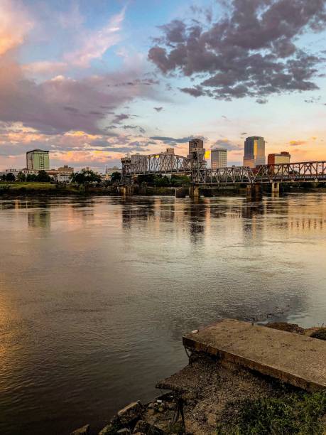 istock Little Rock Arkansas Skyline At Sunrise 1882706343