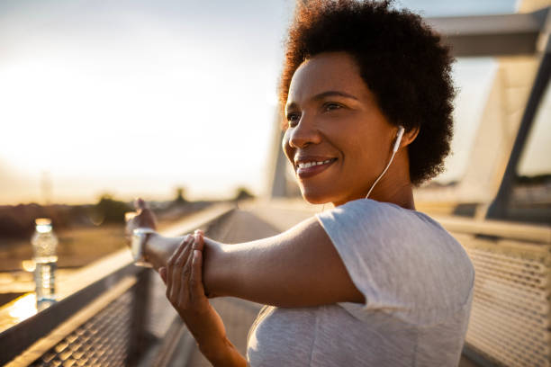 istock Woman workout on the bridge 1882722447