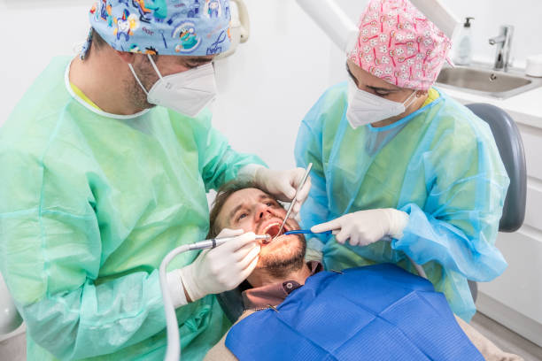 istock A patient having a dental check-up. 1882785916