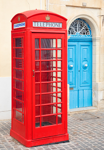 Red telephone booth, Malta
