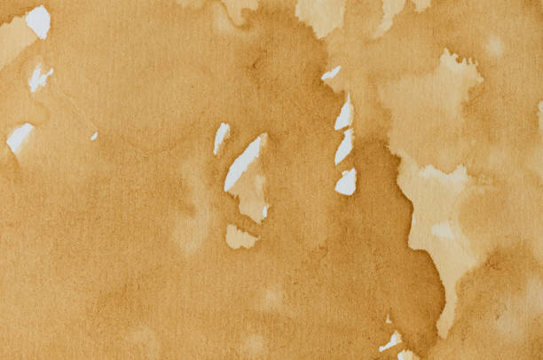 istock Texture of a white sheet of coffee drenched, full frame 1883281860