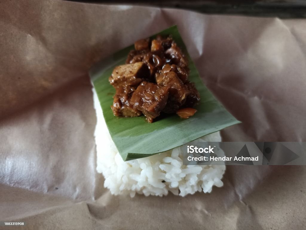Nasi Java Typical Food From Central Java Indonesia Called Nasi Kucing Stock Photo ...