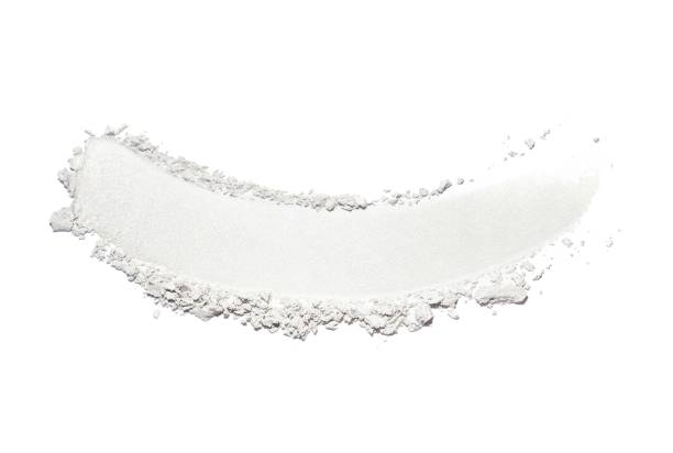 istock Cosmetic smeared eye shadow swatch isolated on white background 1883414151