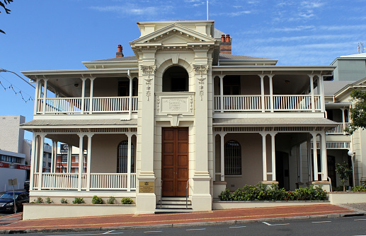 Gladstone, Queensland, Australia - September 11, 2022: Kullaroo House in Goondoon Street