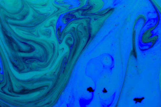 Colorful vibrant swirl. Wash template. Abstract acrylic bubbles. Liquid color backdrop. Design template.