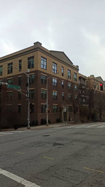 An empty street in Atlanta