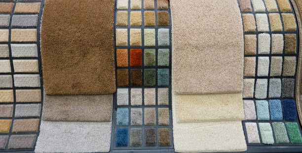 istock Colorful carpet samples in the store 1883534913