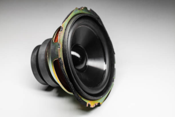 large three-way wooden speaker