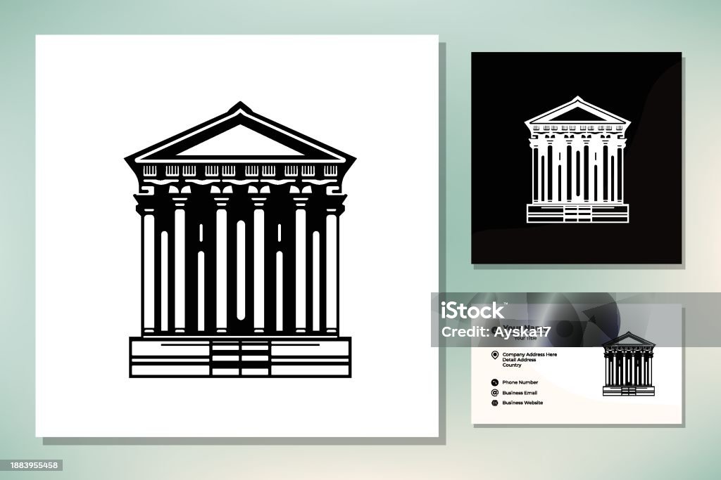 Vector Ancient Column Ancient Pillar Columns Stock Illustration - Download Image Now ...