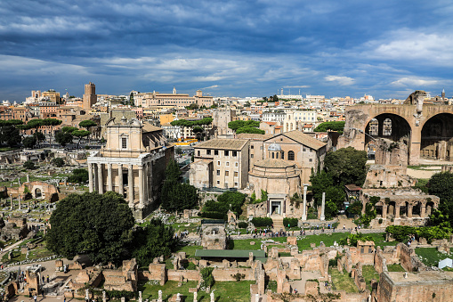 Remains of the administrative center of the ancient Roman Empire