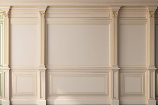 Cabinet wall background wood panels