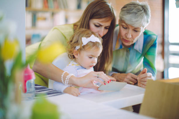 istock Happy family at home 1884458886