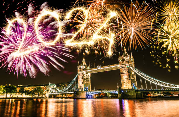 istock fireworks in London for the new year 1884464183