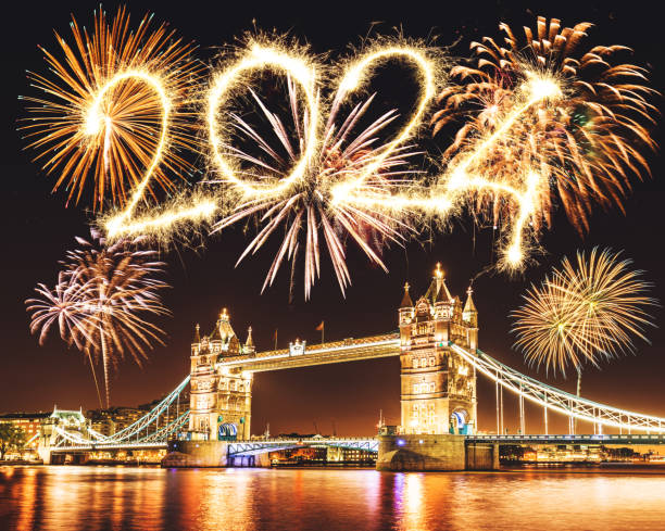 istock fireworks in London for the new year 1884465246