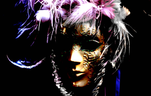 istock the restless warrior mask on a black background 1884465251