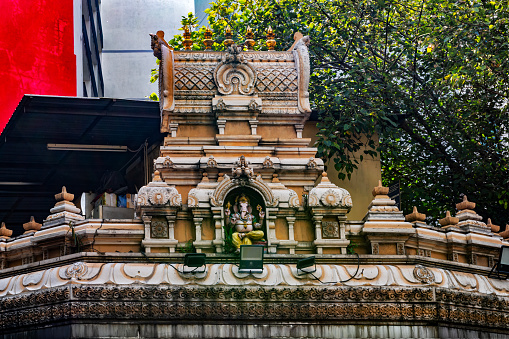 Hindi temple of Ganesh in Kuala Lumpur, Malaysia