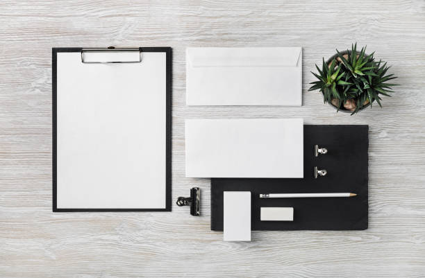 Photo of blank stationery