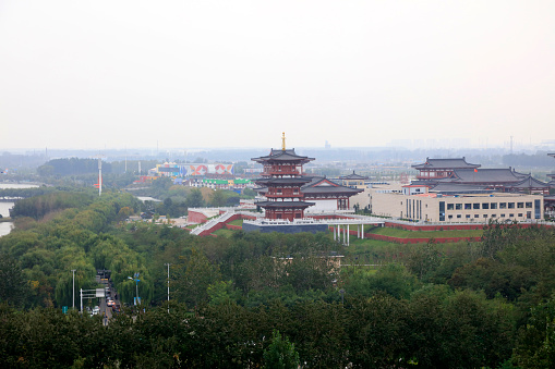 scenery of Longquan temple in Tangshan, China