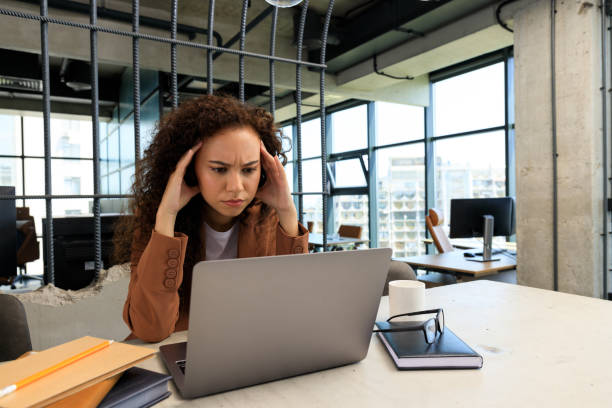 istock Coworking and work in office concept with young woman 1884659359