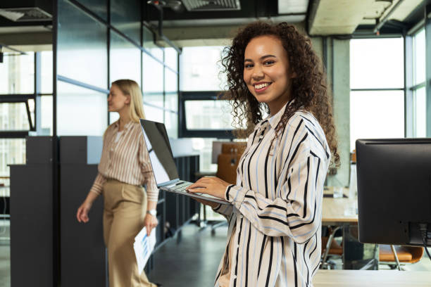 istock Young people working in office, coworking and office concept 1884661435