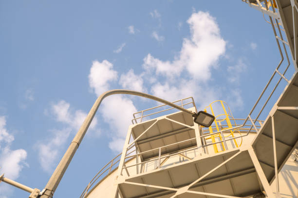 The photo is suitable to use for industry background photography, power plant poster and maintenance content media.