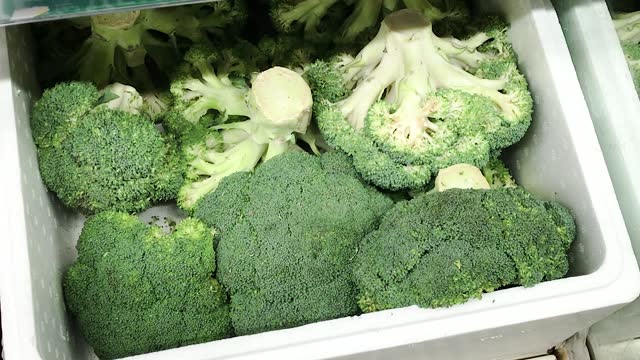 Broccoli cabbage in a box