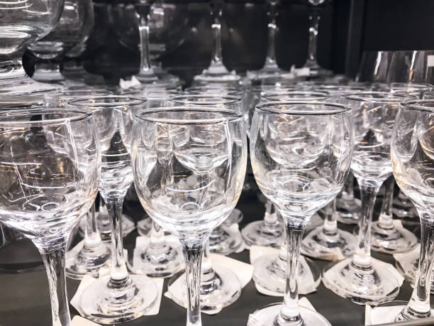 istock Shot glasses on the shelf 1884706737