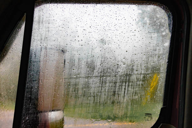 istock rain water drops on the truck window glass 1884743280