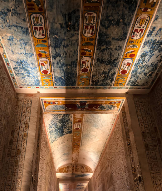 istock Ancient Church Interior with Empty Low Angle View of Ceiling and Roof 1884766209