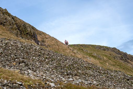 Mountain hiking in Wales