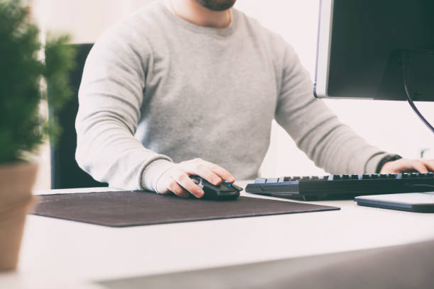 istock The man is working with pc in the office 1884788034