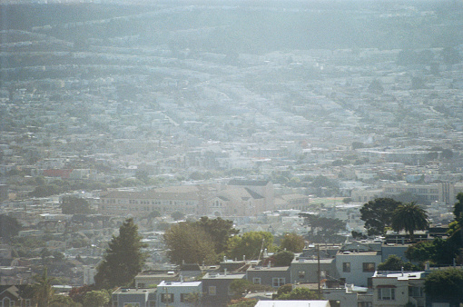 This is part of San Francisco that people don't see, over the hill.