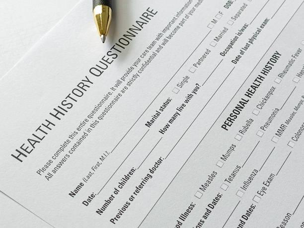 istock Health history questionnaire 1884818818