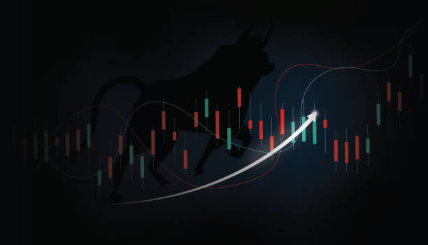 istock Stock Market Candlestick Financial Analysis Abstract stock illustration 1884824050
