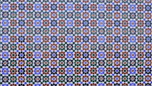 Arabic Style Tile Background