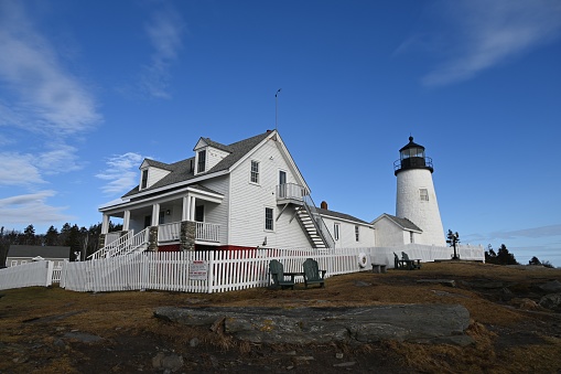 Lighthouses on the Maine coast