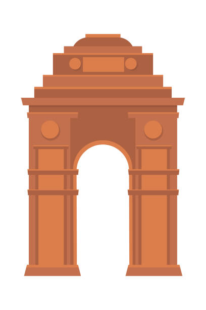 ilustraciones, imágenes clip art, dibujos animados e iconos de stock de 2022 mes día giu ama 000 f tema - vertical gateway to india famous place travel destinations