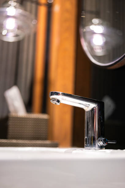 istock Modern designed water faucet. 1884863805