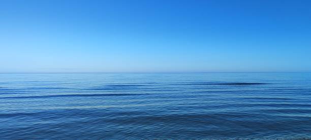 The blue of sky and sea