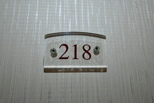 room number in one of the hotels