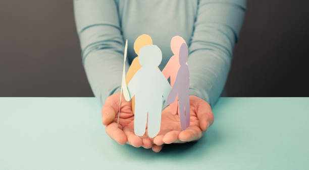 istock Human rights, friendship support and freedom, multicultural people holding hands, humanitarian help, no discrimination and racism 1884947043