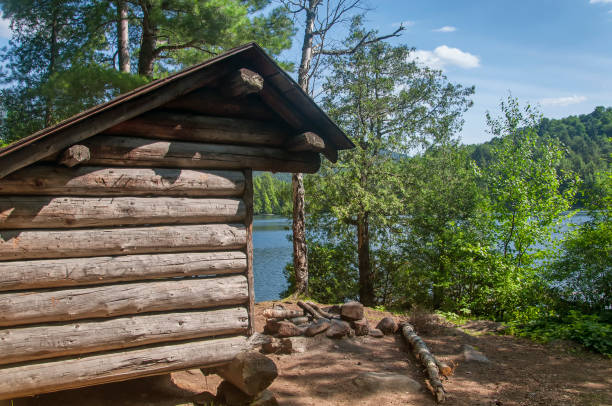 istock wooden lean to copperas pond 1884998538