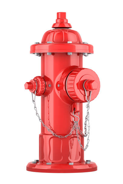 hydrant. renderowanie 3d - equipment extinguishing metallic single object zdjęcia i obrazy z banku zdjęć