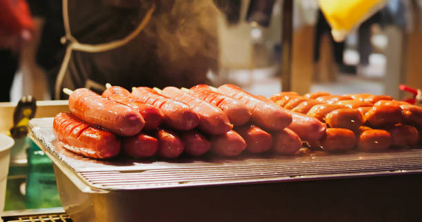 istock hot grilled sausage 1885116950
